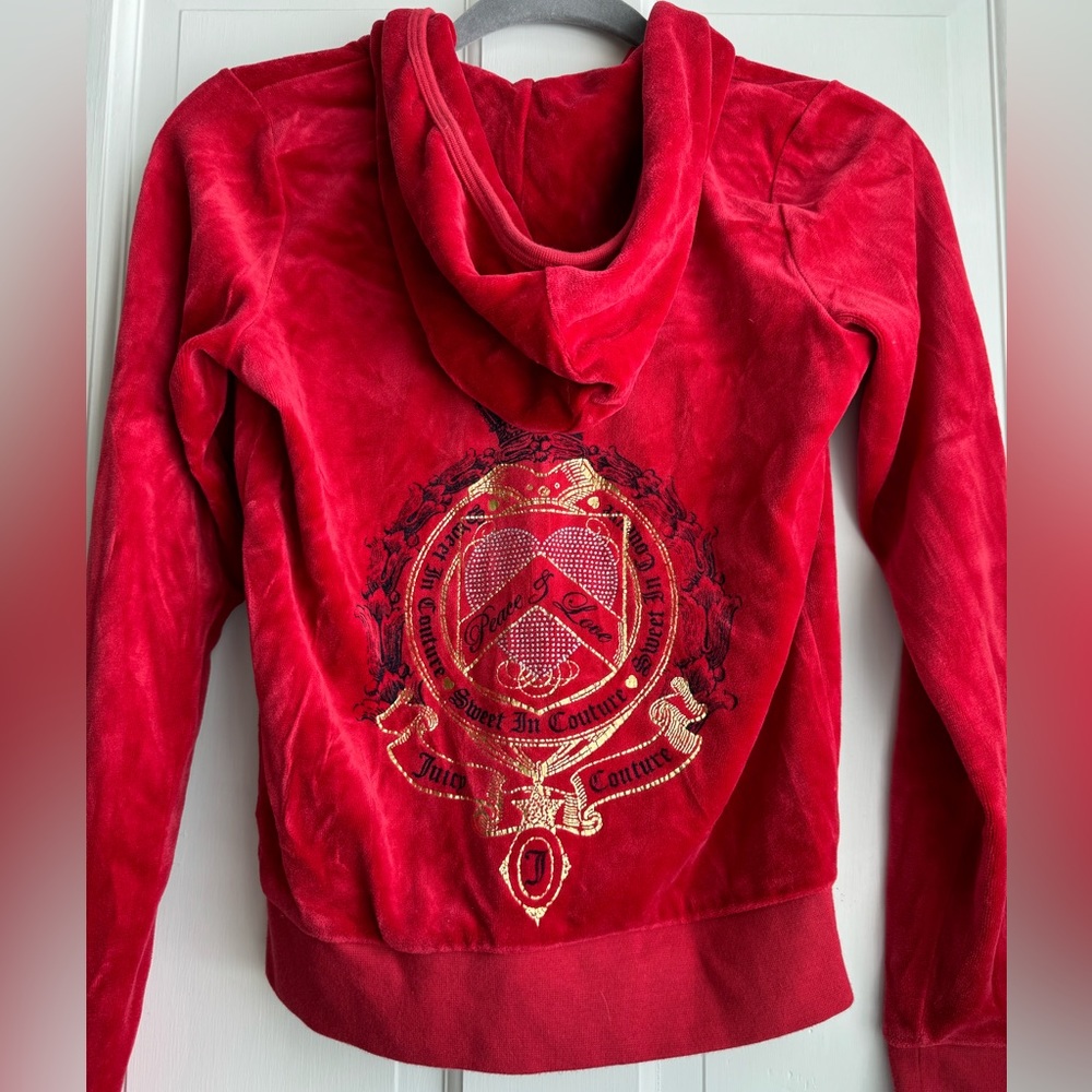 Vintage Juicy Couture sweatshirt, tracksuit top, Size XS, Size Small